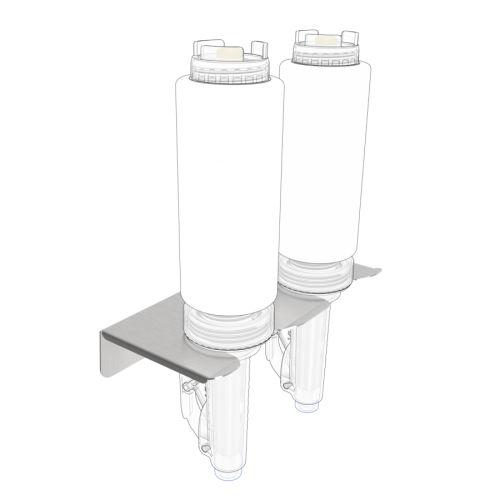 300122 Asept - Portion Pump Wall Bracket, Double